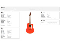 Fender CA STD Redondo CE IPG FRD Fender CA STD Redondo CE IPG FRD